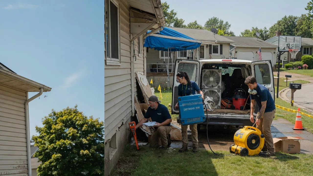 Ceiling Leak Cleanup in Orwell, OH near me