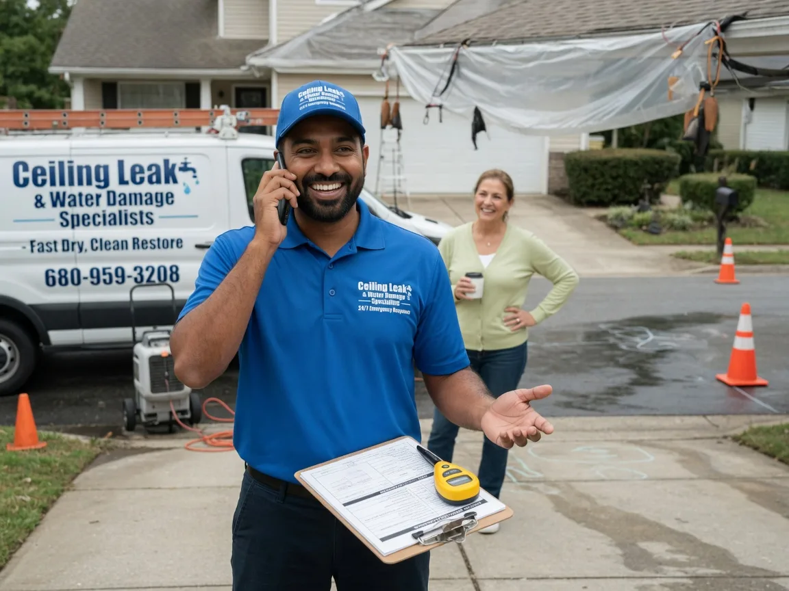 Ceiling Leak Cleanup Orwell, OH FAQs